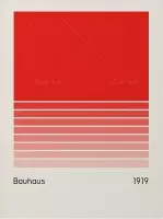 Bauhaus 1919 A Cult Poster - 10x15cm Canvas - Multi-color