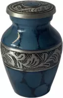 Mini urn Blue fire brass 11425