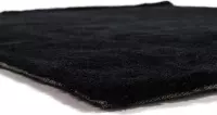 Sandro 25 Carbon Black - Modern hoogpolig vloerkleed