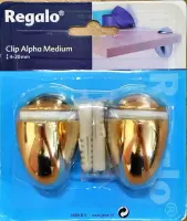 Regalo Clip Alpha Medium Gold
