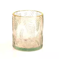 Waxinelichthouder | Ø 8*9 cm | Transparant | Glas | Clayre & Eef | 6GL2446