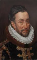 Portret van Willem I, prins van Oranje, Adriaen Thomasz. Key - Foto op Forex - 60 x 90 cm