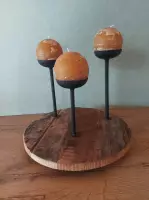 Kaarsenbord voor 3 kaarsen