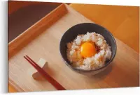 Schilderij - Japanse maaltijd — 100x70 cm