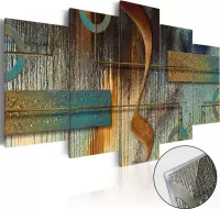 Schilderijen Op Canvas - Afbeelding op acrylglas - Exotic Note [Glass] 200x100 - Artgeist Schilderij