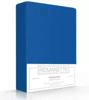 Luxe Verkoelend Hoeslaken - Kobalt - 180x200 cm - Katoen - Romanette