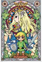 POSTER 79 THE LEGEND OF ZELDA - STAINED GLASS