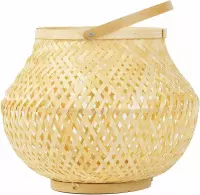 Bamboe lantaarn Lante - Bohemian - Windlicht - Kaarsenhouder - Kaarsenstandaard