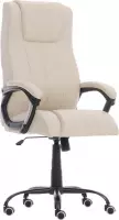 Ergonomische bureaustoel - Stoel - Kunstleer - Crème