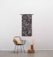 Urban Cotton Wandkleed Black Denim 130 x 60