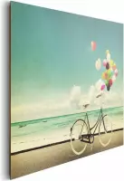 Schilderij Fiets met ballonnen