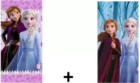 Disney Frozen strandlaken - combo set 2 stuks 100% katoen - 70x140cm