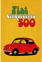 Wandbord - Fiat Cinquecento 500