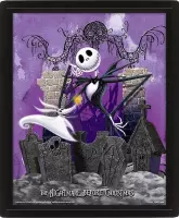 Nightmare Before Christmas Graveyard - 3D Lenticular Poster