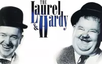 Wandbord - The Laurel & Hardy
