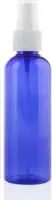 Sprayflacon / Sprayflesje / Verstuiver 100 ml - blauw - 3 stuks - kunststof - aromatherapie - manicure - pedicure - verzorging -