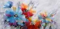 Canvas Schilderij bloemen