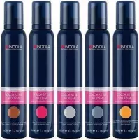 Indola Color Style Mousse Donker Blond - Haarmousse - 120 ml