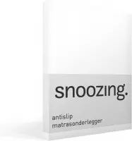 Snoozing Antislip - Matrasonderlegger - Eenpersoons - 80x220 cm - Wit