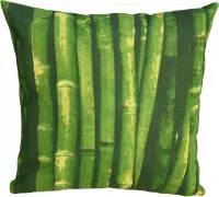 Kopu Bamboo - Sierkussen - 40x40 cm - Groen
