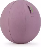 Wobblez® Zitbal Linnen Roze 65 cm met pomp - Ergonomisch zitten voor mensen van 165-185 cm