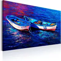 Schilderijen Op Canvas - Schilderij - Abandoned Boats 60x40 - Artgeist Schilderij