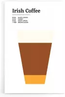 Walljar - Irish Coffee - Muurdecoratie - Poster