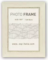 ZEP - Kunststof Fotolijst Tamigi Wit voor foto formaat 15x20 cm - CC168