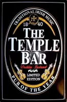 Wandbord - The Temple Bar - Pub Of The Year - Limited Edition