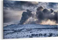 Schilderij - Vulkaan — 90x60 cm
