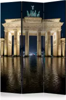 Kamerscherm - Scheidingswand - Vouwscherm - Berlin at Night [Room Dividers] 135x172 - Artgeist Vouwscherm