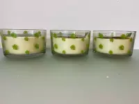 Kaarsen - Set van 3 - blaadjes