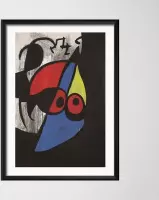 Joan Miro Poster 5 - 60x90cm Canvas - Multi-color