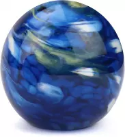 Glasobject Elan Marble mini urn glas blue 100 ml