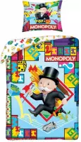 Monopoly Dekbedovertrek - Eenpersoons - 140 x 200 cm - Katoen