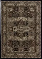 Klassiek vloerkleed Kashmir - zwart 2603 - 160x230 cm