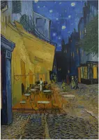 Caféterras bij nacht (place du Forum), Vincent van Gogh - Foto op Forex - 50 x 70 cm (B2)