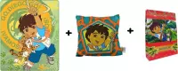 Nickelodeon Go Diego Go neefje van Dora PROMOpack met fleecedeken + sierkussen + cadeautas