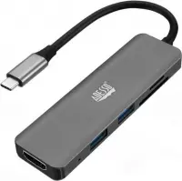 Adesso 6-in-1 USB-C hub voor laptop