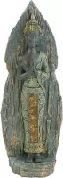 Staande Biddende Boeddha beeld antiek 31cm | GerichteKeuze