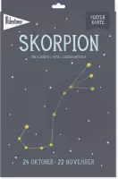Milestone® - Sternzeichen Poster Card - Skorpion