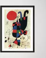 Joan Miro Poster 3 - 30x40cm Canvas - Multi-color