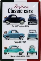 Wandbord - Italian Classic Cars