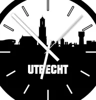 Klok van de stad Utrecht - 30 cm - zw/w
