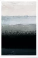 JUNIQE - Poster Shades of Grey -20x30 /Grijs & Wit