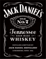 Wandbord - Jack Daniels Black Logo - Zware Kwaliteit