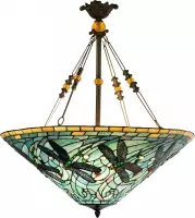 Hanglamp Tiffany ø 71*75 cm E27/3*60W Multi | 5LL-5975 | Clayre & Eef