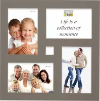 Deknudt Frames multifotolijst S65SK9 P4- wit - voor 4 foto's 10x15 cm