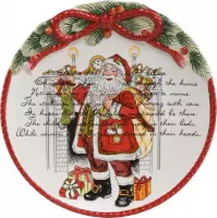 Goebel® - Fitz and Floyd | Decoratief Bord "Kerst plaat" | 24cm