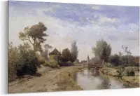 Schilderij - Landschap bij Kortenhoef — 90x60 cm